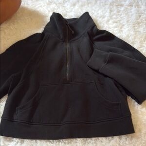 lululemon athletica Black Half-Zip Sweater